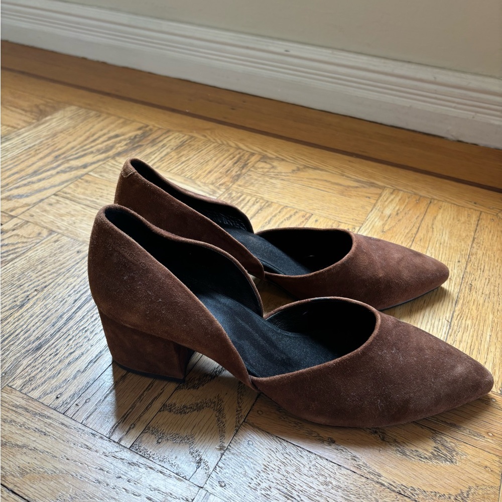 Vagabond suede heels